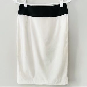 H&M White Pencil Skirt